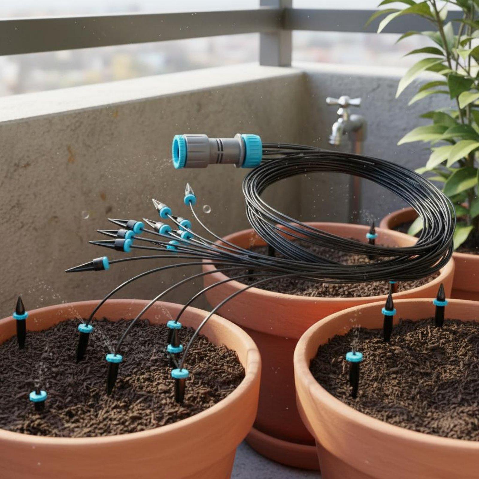 10-Head Drip Irrigation Kit Ad - Automatic Watering ulasan dan harga