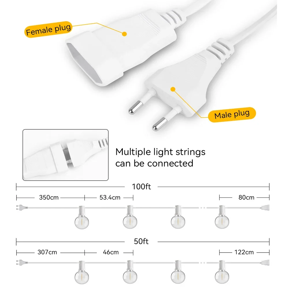 30M 15M Fairy String Light G40 - Smart Garden Kit ulasan dan harga